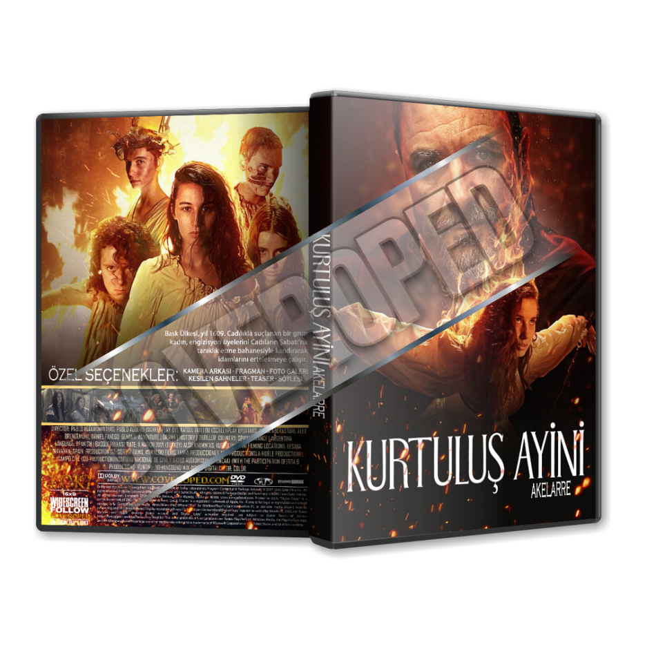 Kurtulus Ayini Akelarre 2021 Turkce Dvd Cover Tasarimi