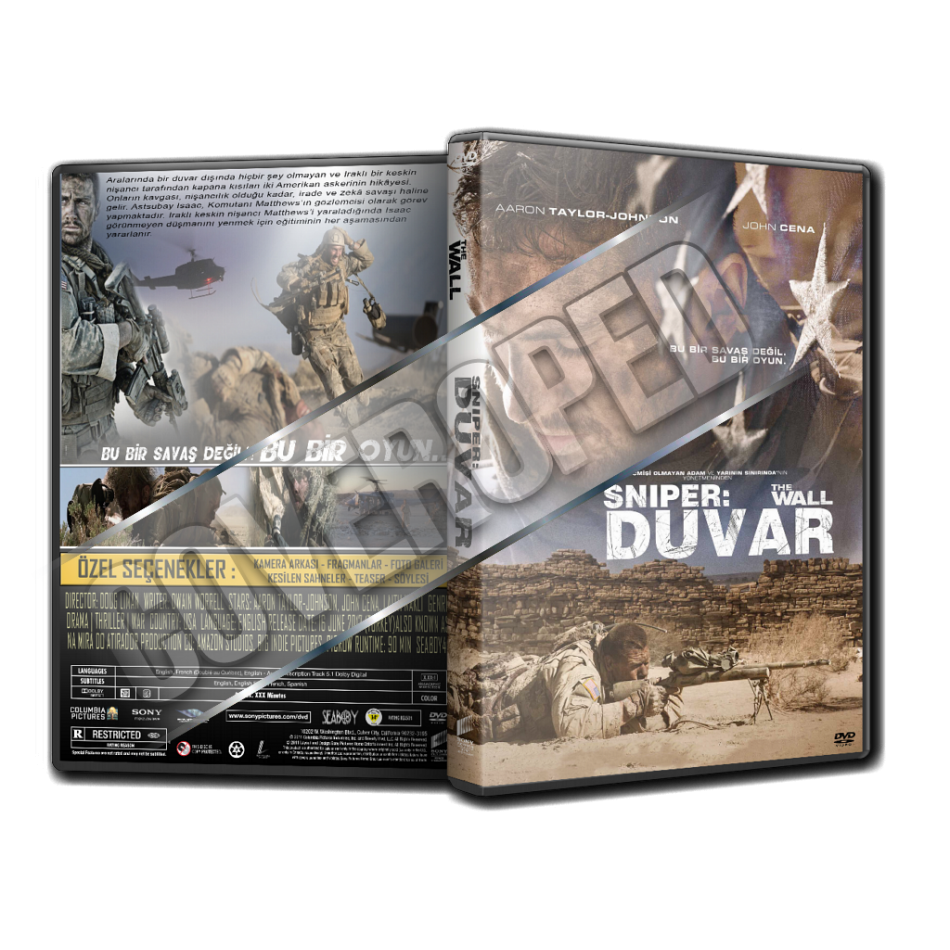 Sniper Duvar The Wall 2017 Cover Tasarimi Dvd Cover