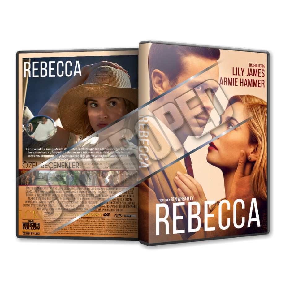 Rebecca - 2020 Türkçe Dvd Cover Tasarımı